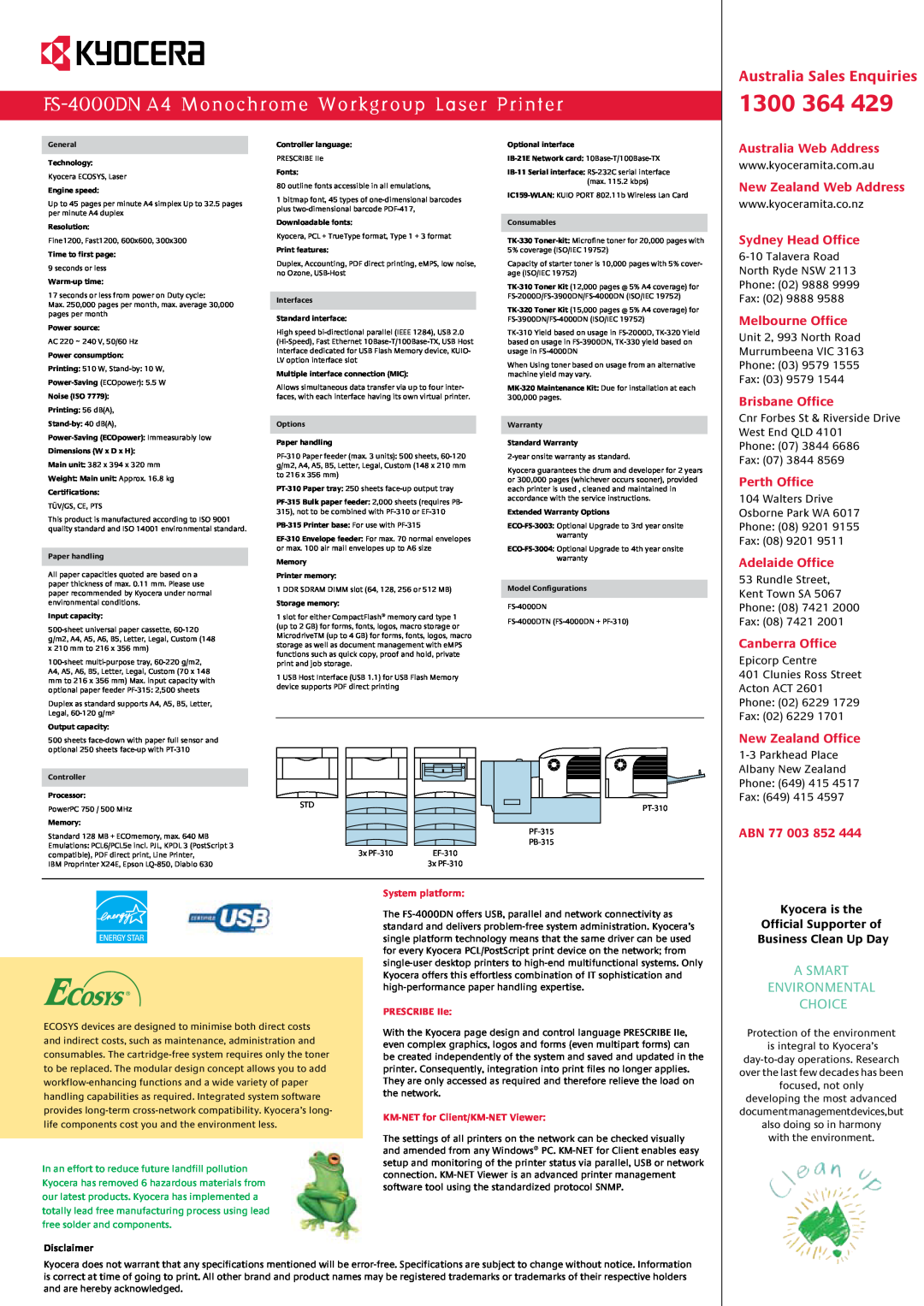 Epson manual 1300, FS-4000DN A4 Monochrome Workgroup Laser Printer, Australia Sales Enquiries, A Smart, Kyocera is the 