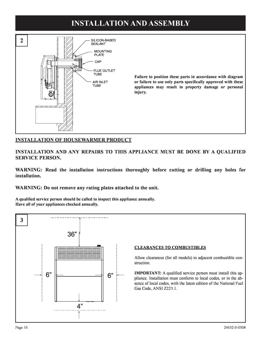 Epson HWDV080DV(N, P)-1 installation instructions Installation And Assembly, Installation Of Housewarmer Product 