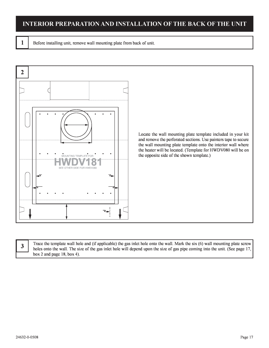 Epson P)-1, HWDV080DV(N installation instructions Mounting Template For, SEE OTHER SIDE FOR HWDV080 