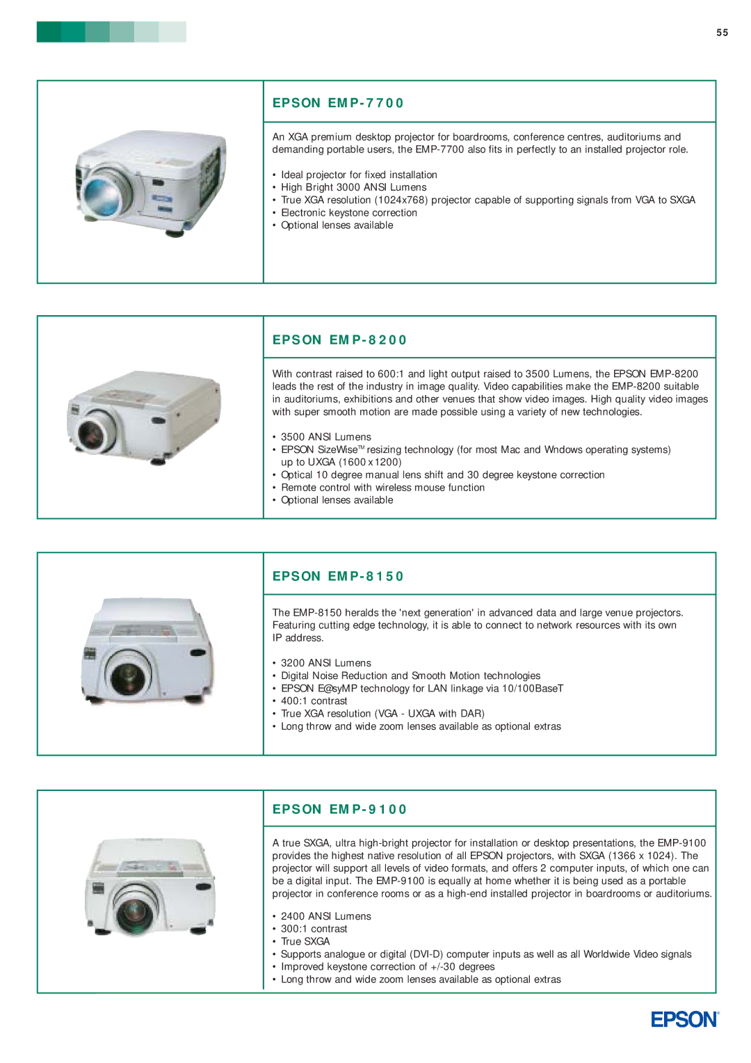 Epson Inkjets manual Epson EMP 