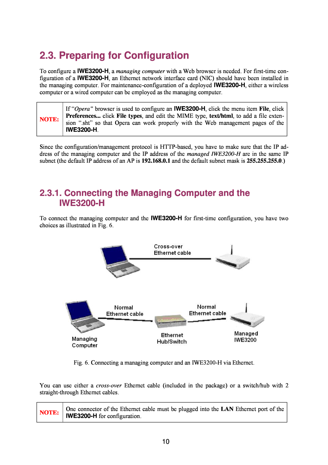 Epson IWE3200-H manual Preparing for Configuration 