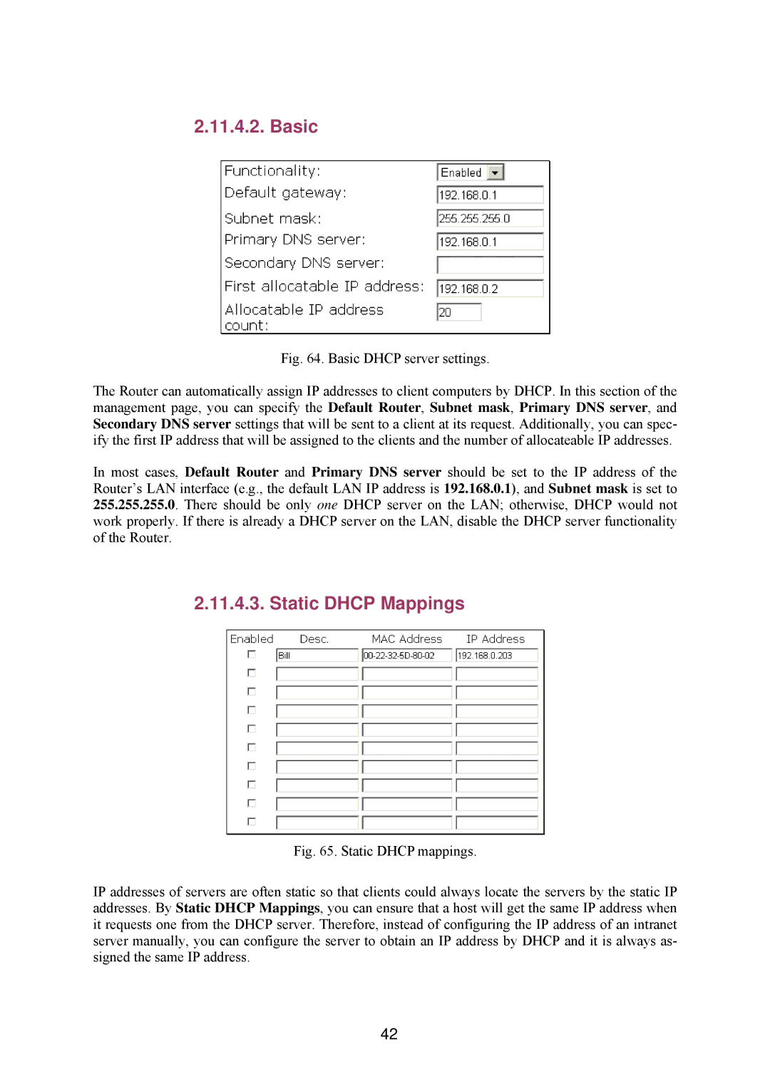 Epson IWE3200-H manual Static Dhcp Mappings 