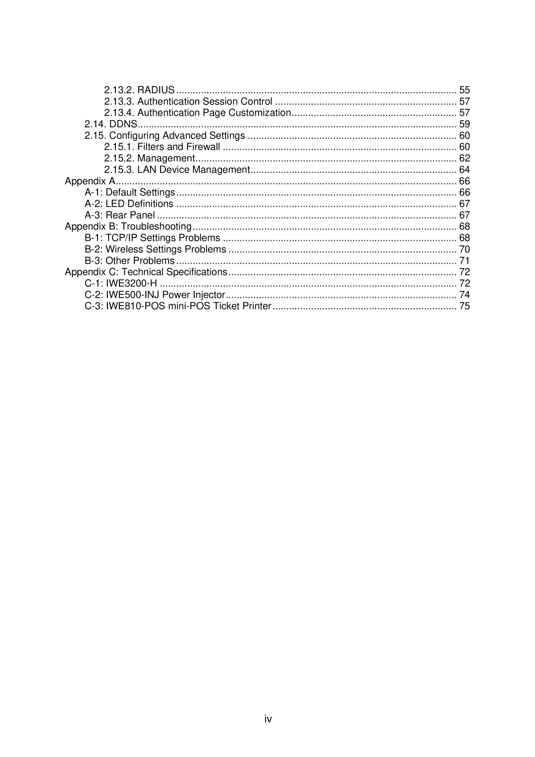 Epson IWE3200-H manual 