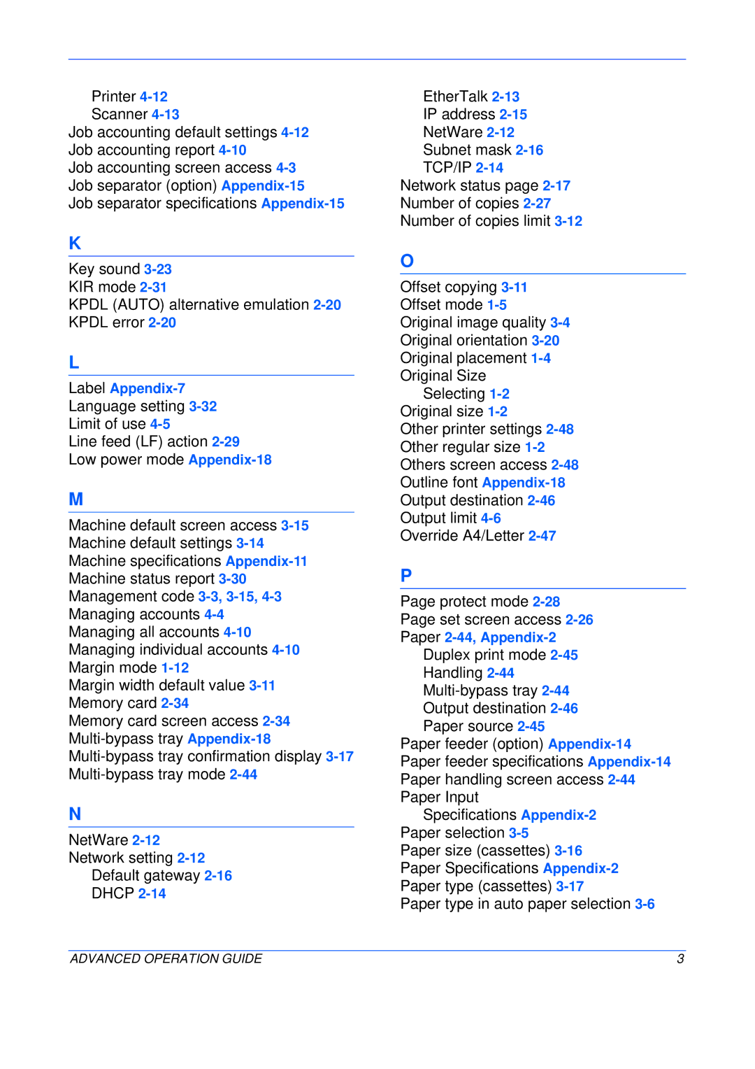 Epson KM-2550, KM-2050, KM-1650 manual Label Appendix-7 