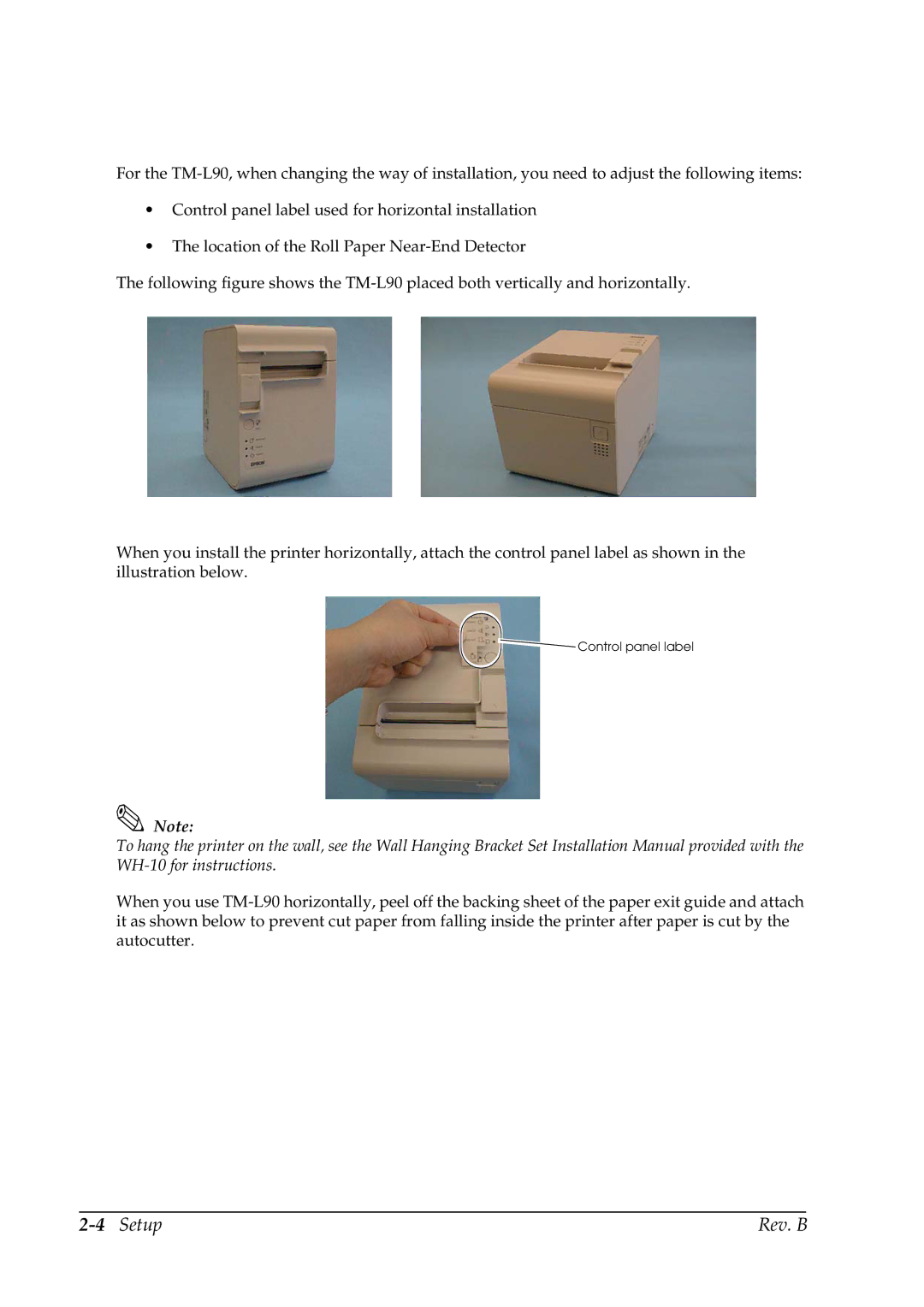 Epson L90 manual 4Setup Rev. B 