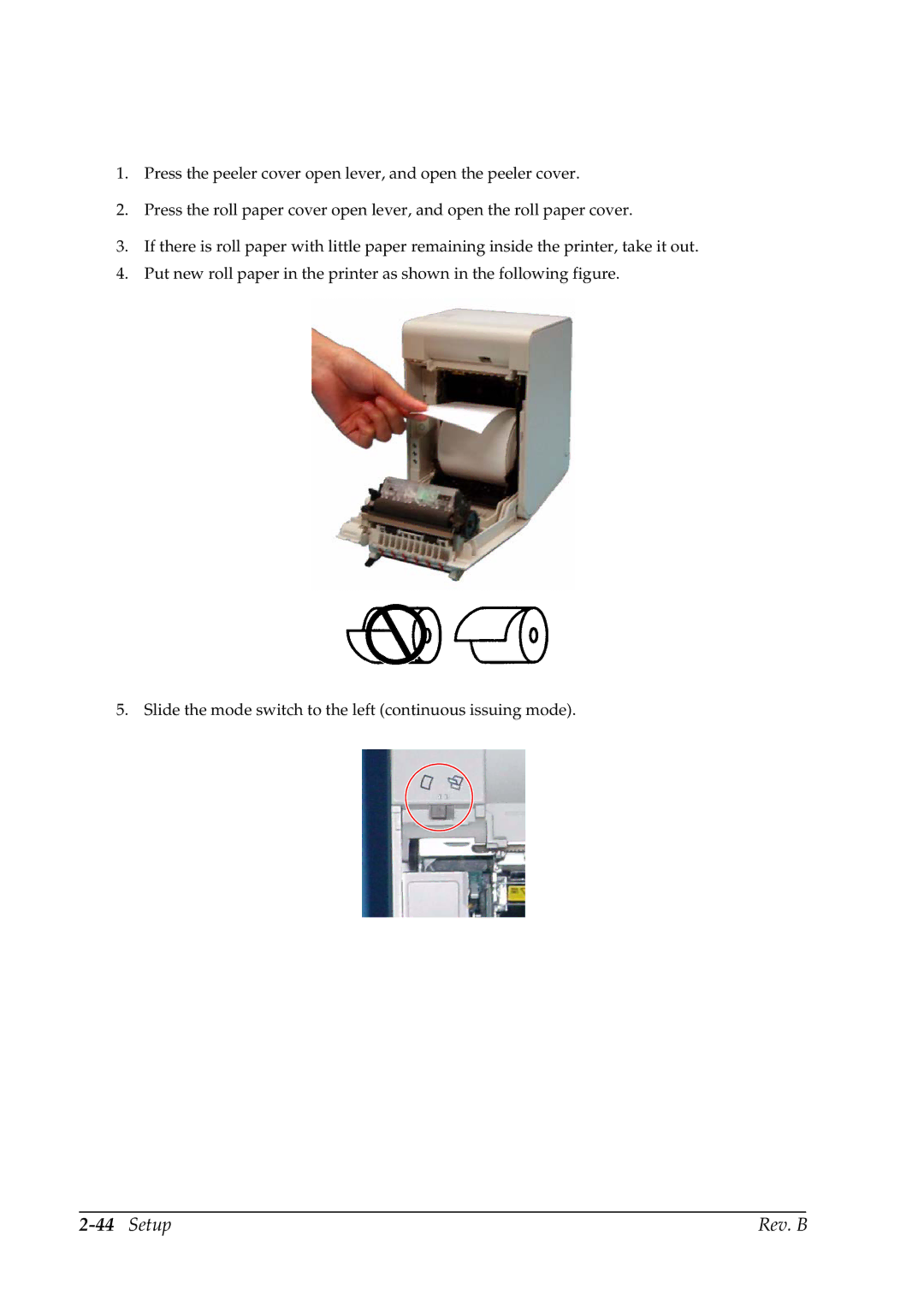 Epson L90 manual Setup Rev. B 