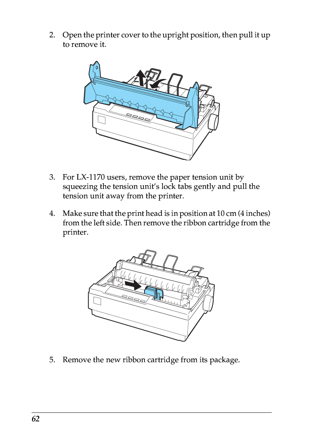 Epson LX-1170 manual 