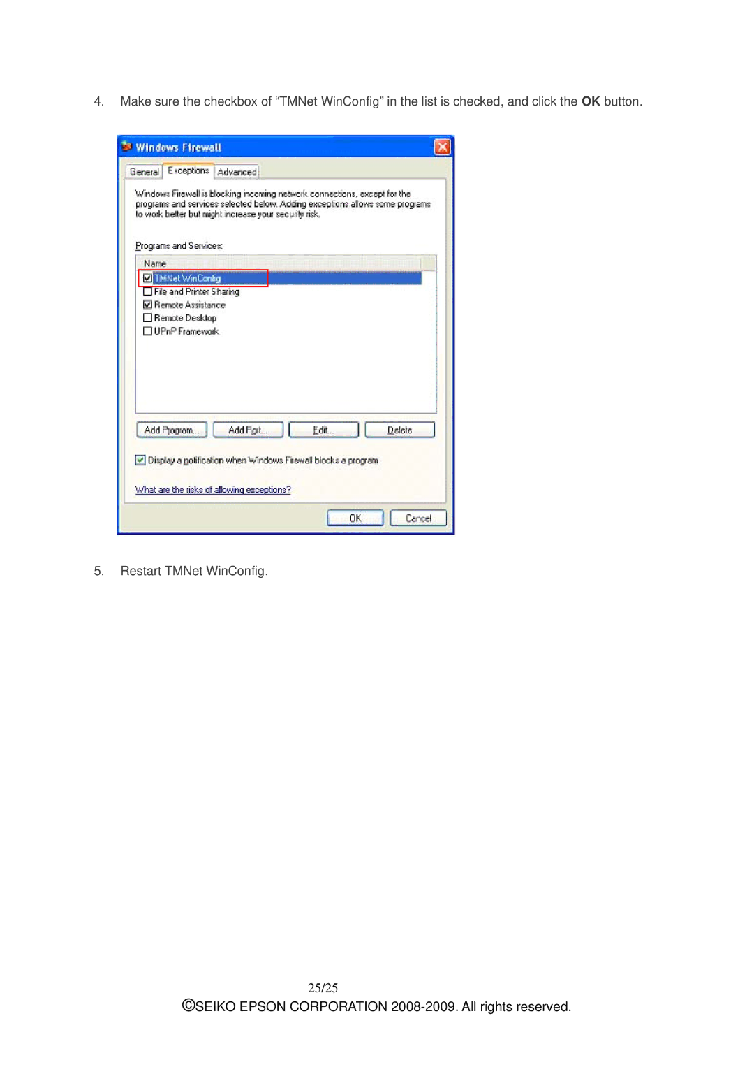 Epson M00001901 manual 25/25 