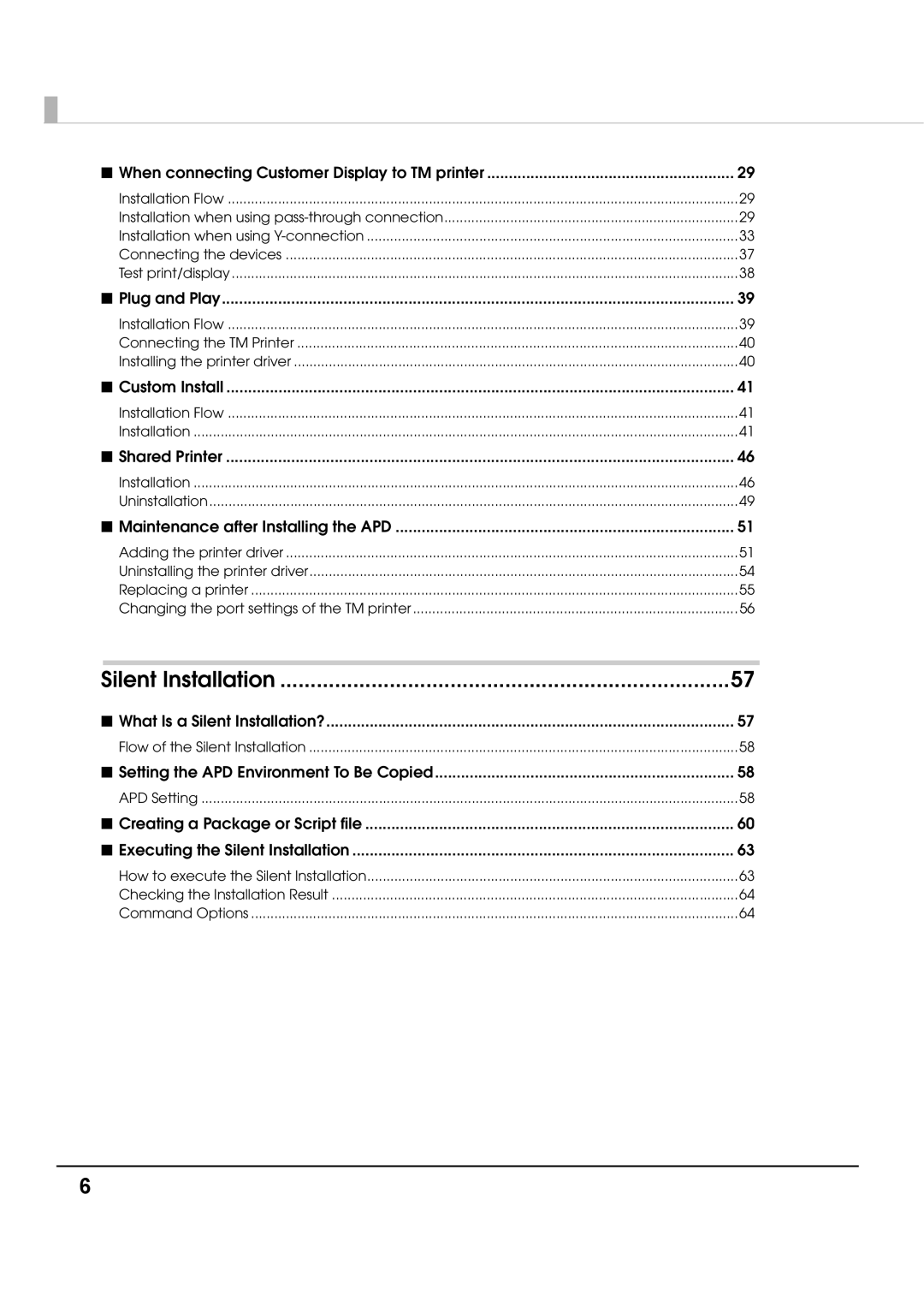 Epson M00002104 install manual When connecting Customer Display to TM printer 