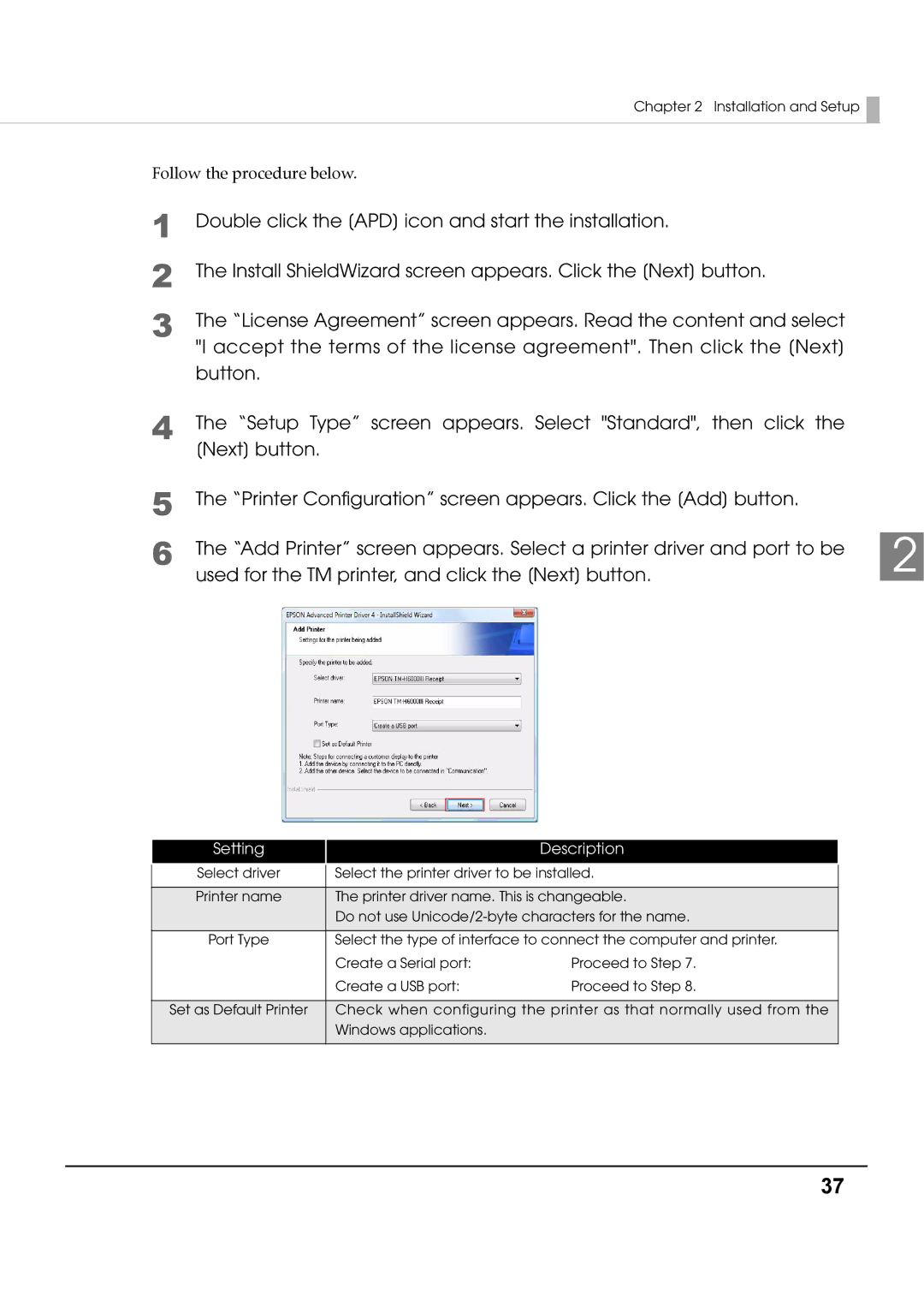 Epson M00002112 install manual Follow the procedure below 