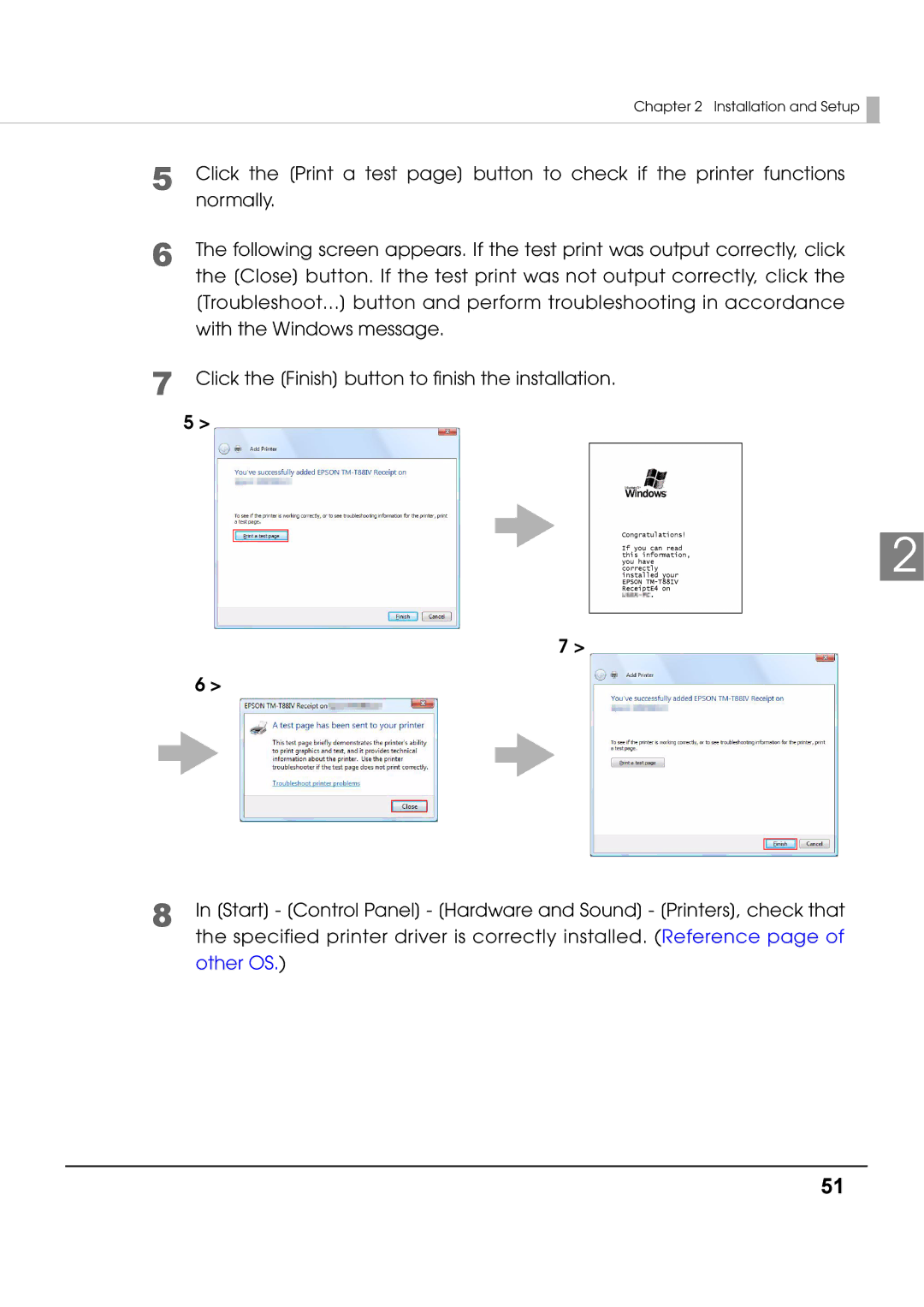 Epson M00002112 install manual Installation and Setup 