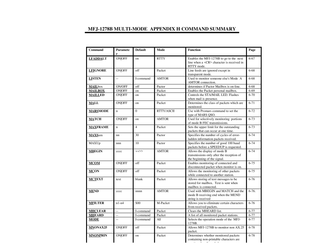 Epson MFJ-1278B manual Lfignore 