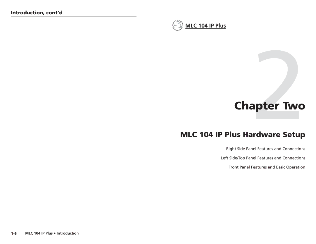 Epson MLC 104 IP Plus setup guide Two 