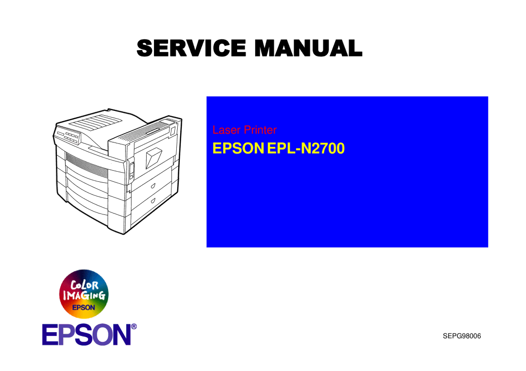 Epson manual Epson EPL-N2700 