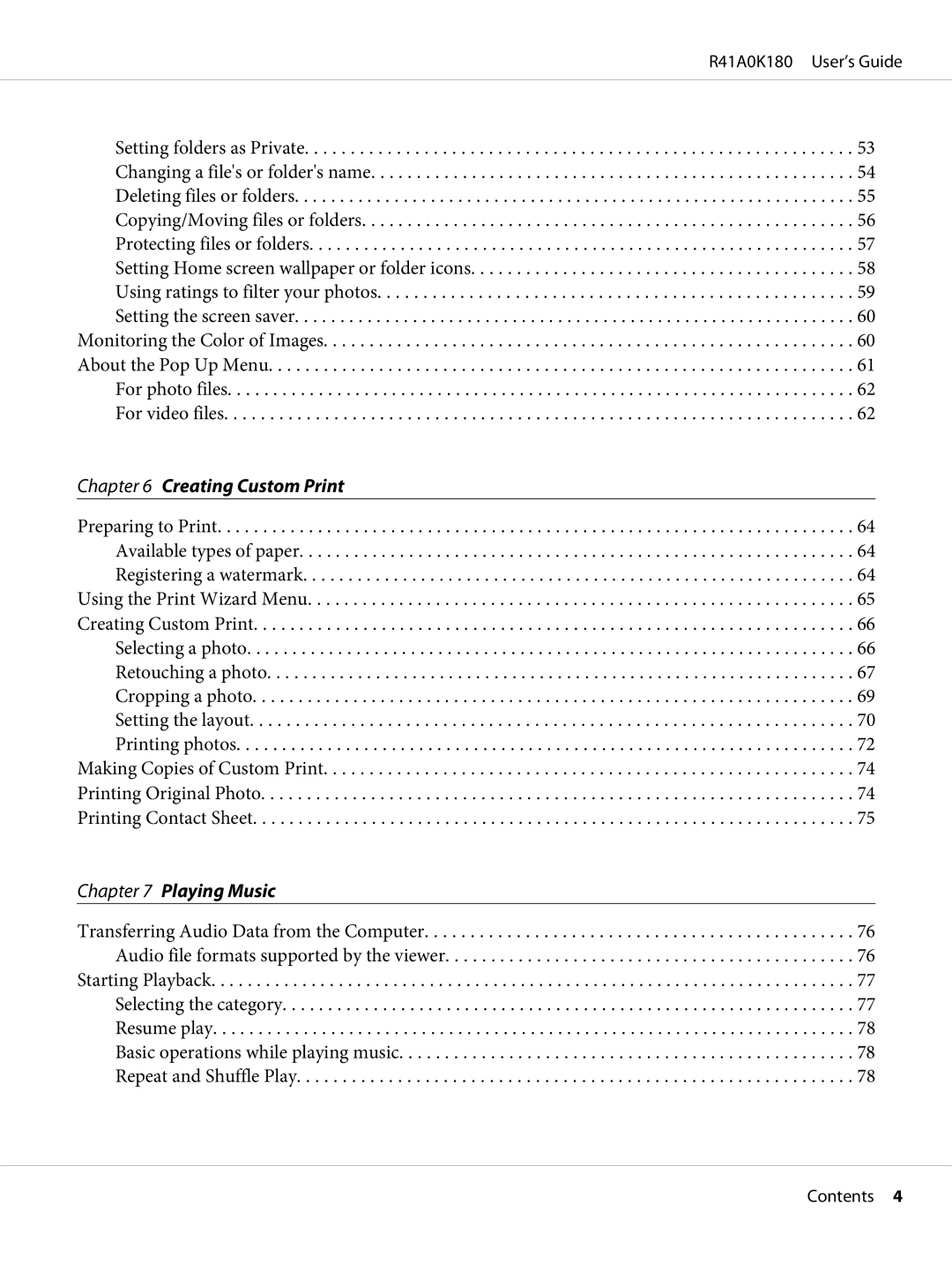 Epson P-6000 manual Creating Custom Print 