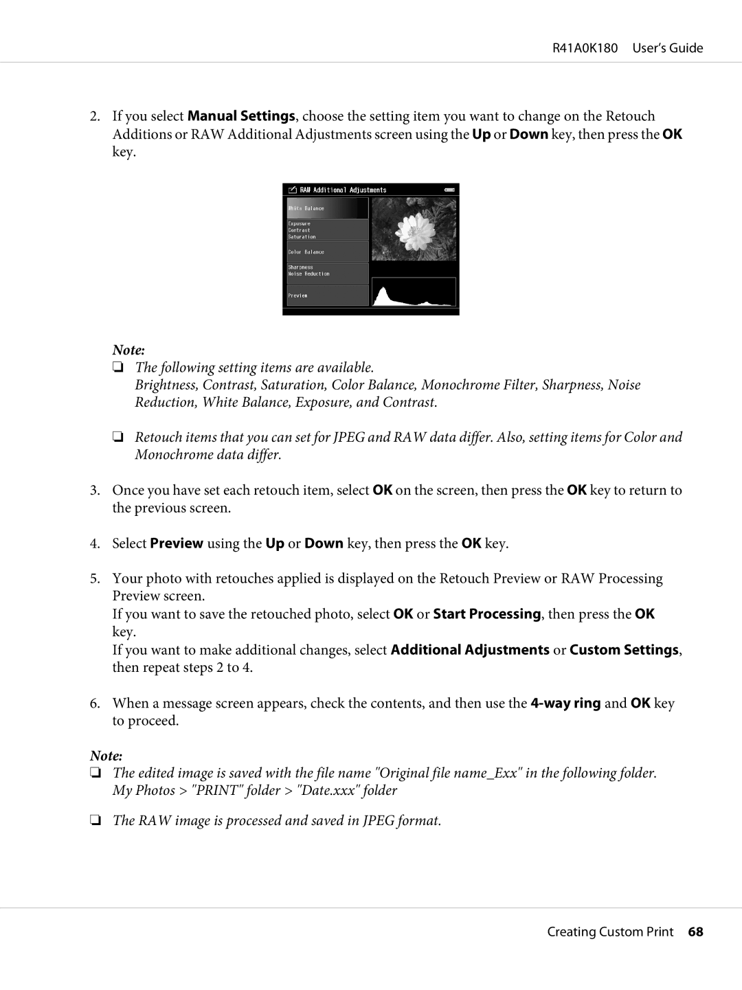 Epson P-6000 manual R41A0K180 User’s Guide 