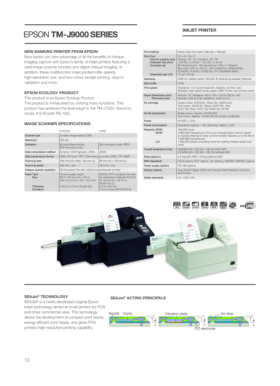 Epson P60 manual NEW Banking Printer from Epson, Epson Ecology Product, Image Scanner Specifications, Cheque Card, Jpeg 