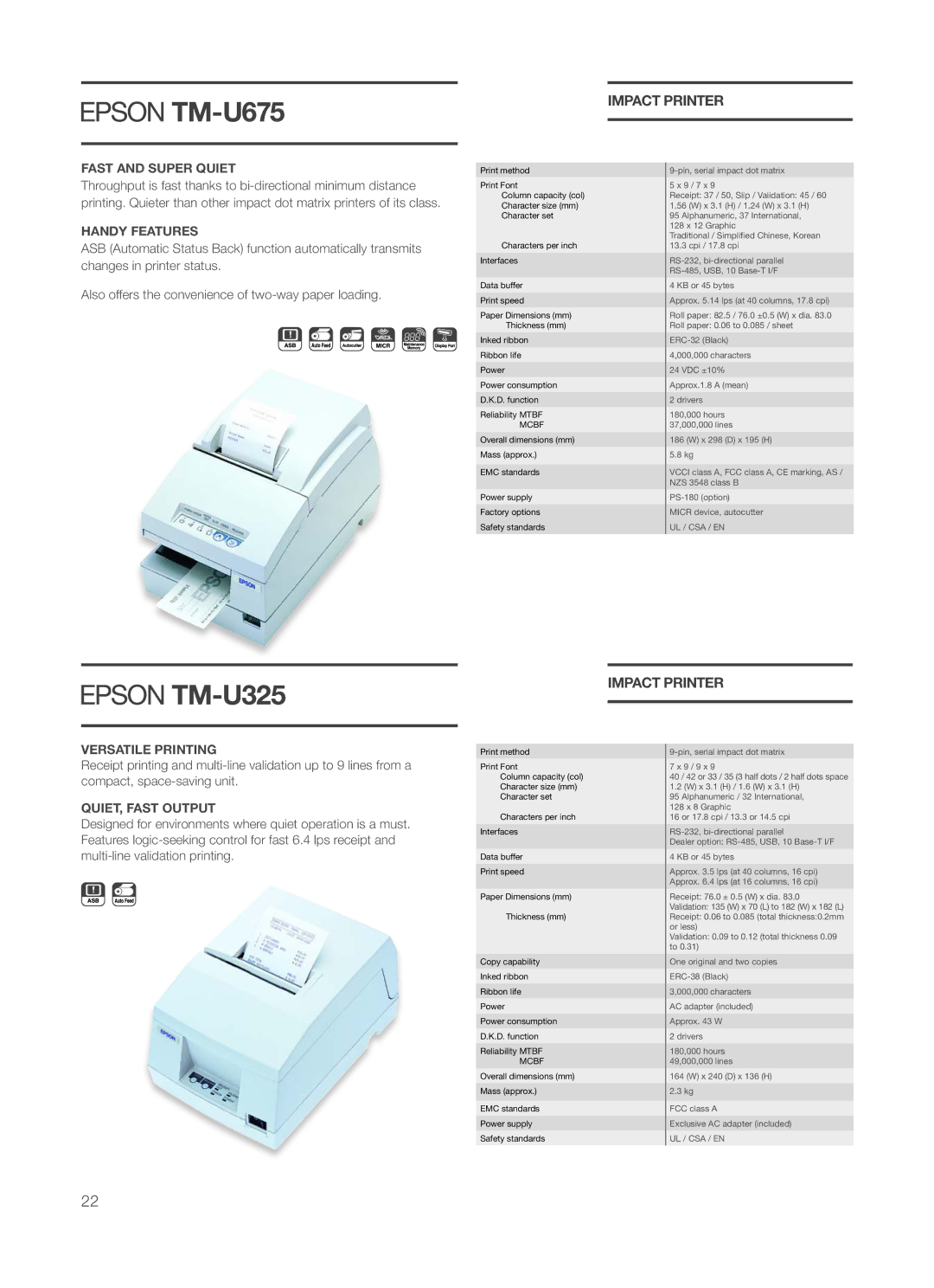 Epson P60 manual Fast and Super Quiet, Handy Features, Versatile Printing, QUIET, Fast Output 