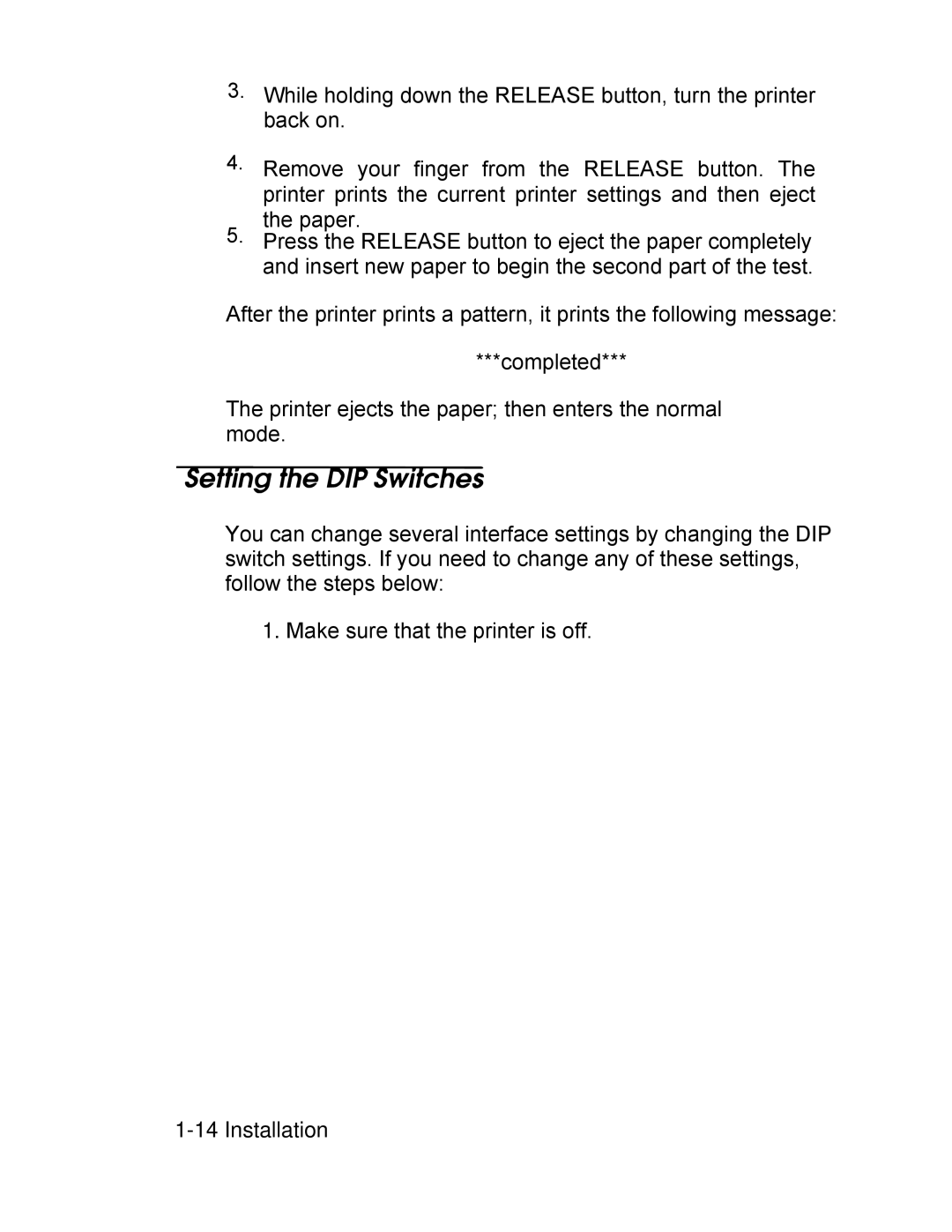 Epson PA-295 operating instructions 