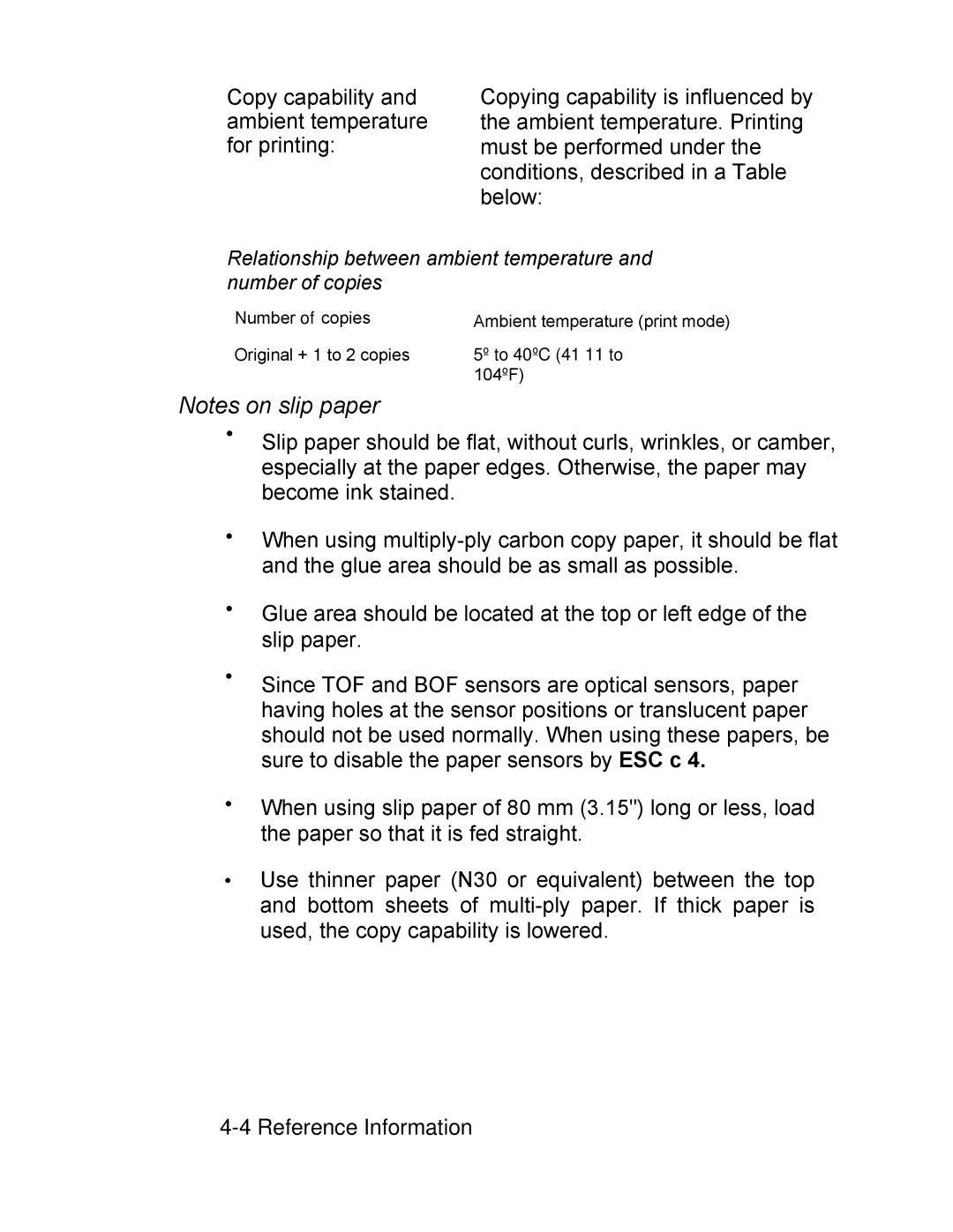 Epson PA-295 operating instructions 