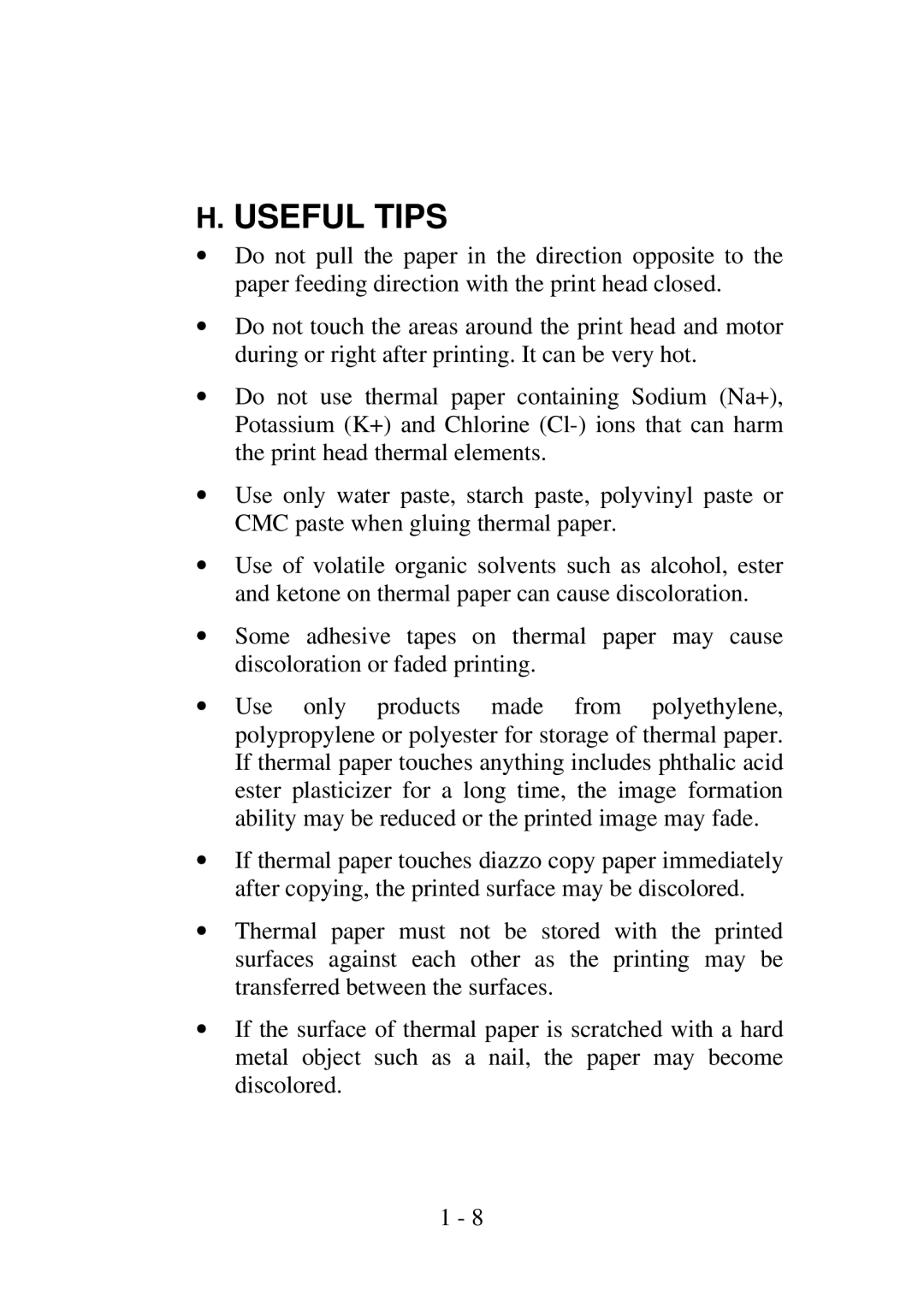 Epson PP4000 manual Useful Tips 