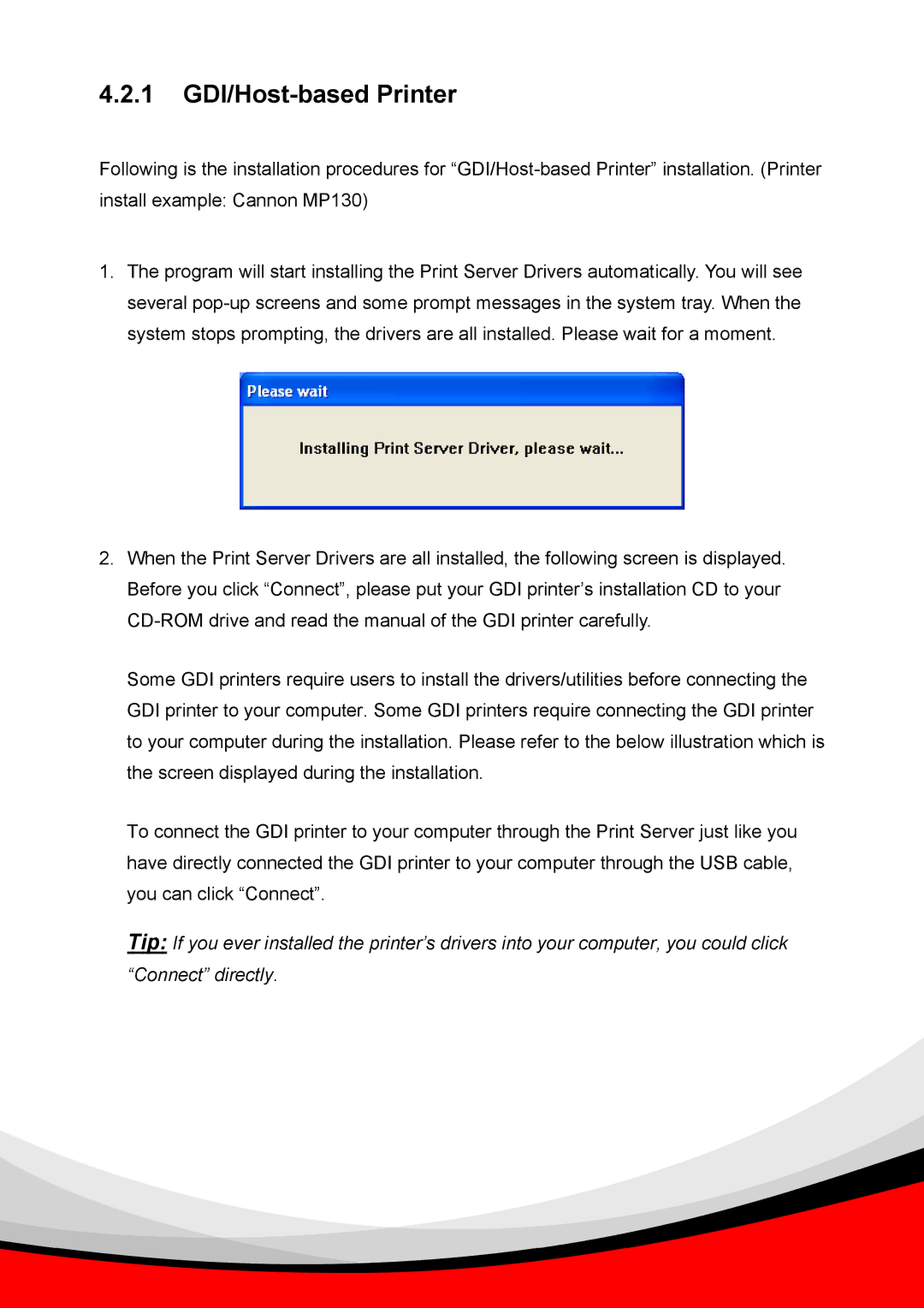 Epson PS-1216U user manual 1 GDI/Host-based Printer 