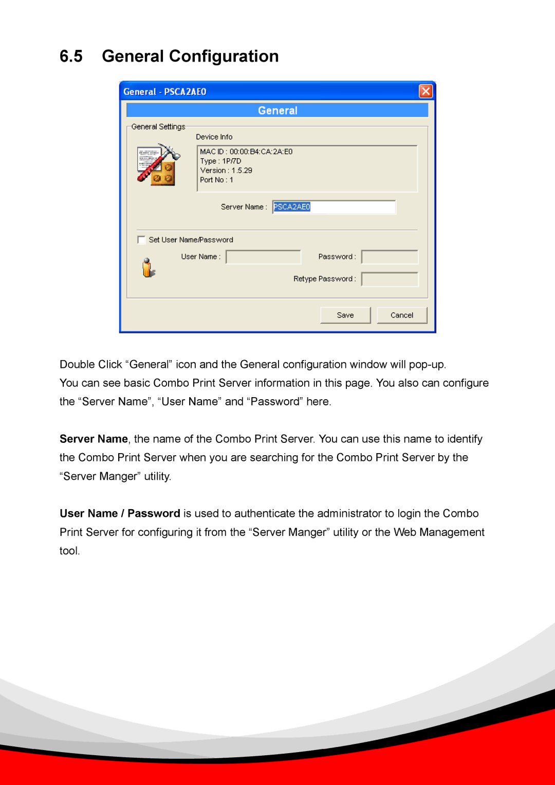 Epson PS-1216U user manual General Configuration 