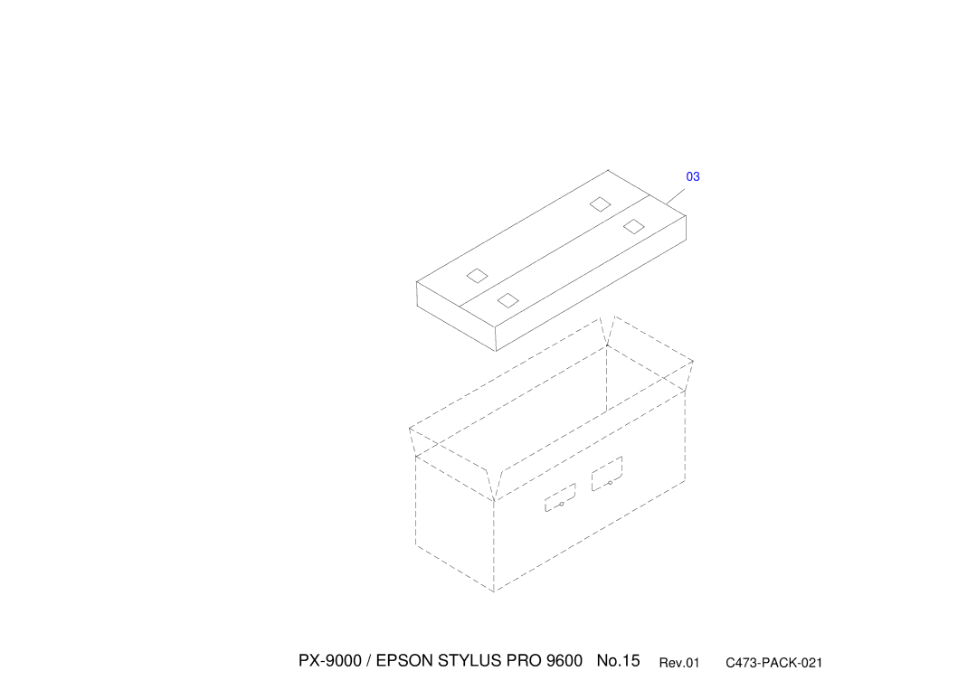 Epson manual PX-9000 / Epson Stylus PRO 9600 No.15 Rev.01 C473-PACK-021 