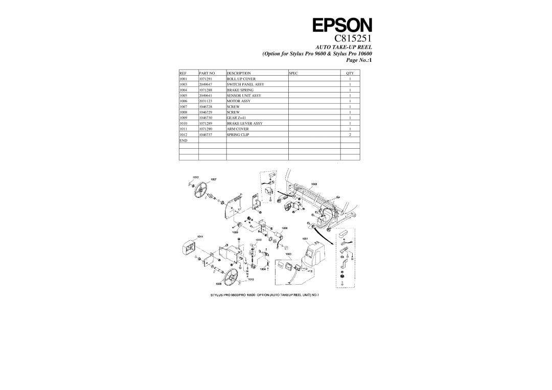 Epson PX-9000 manual C815251 