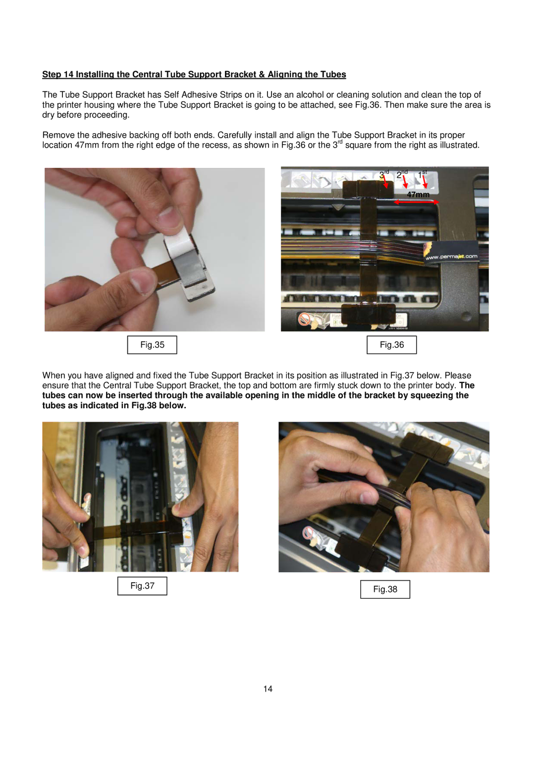 Epson R1400 installation instructions 47mm 