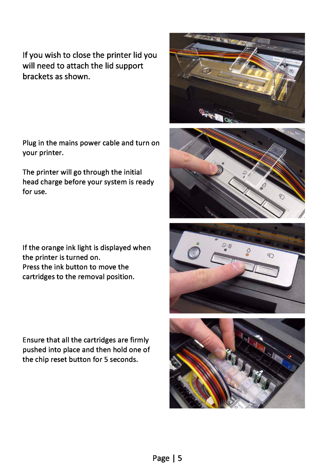 Epson R1900 installation instructions Page 
