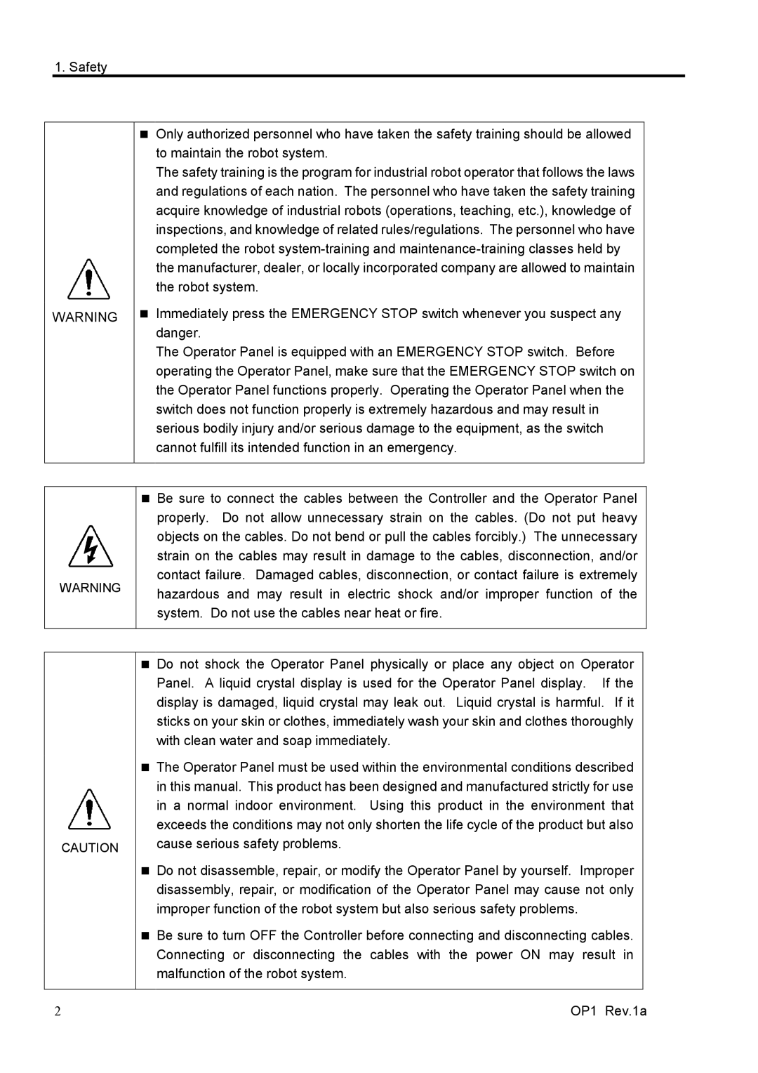 Epson RC170 manual 