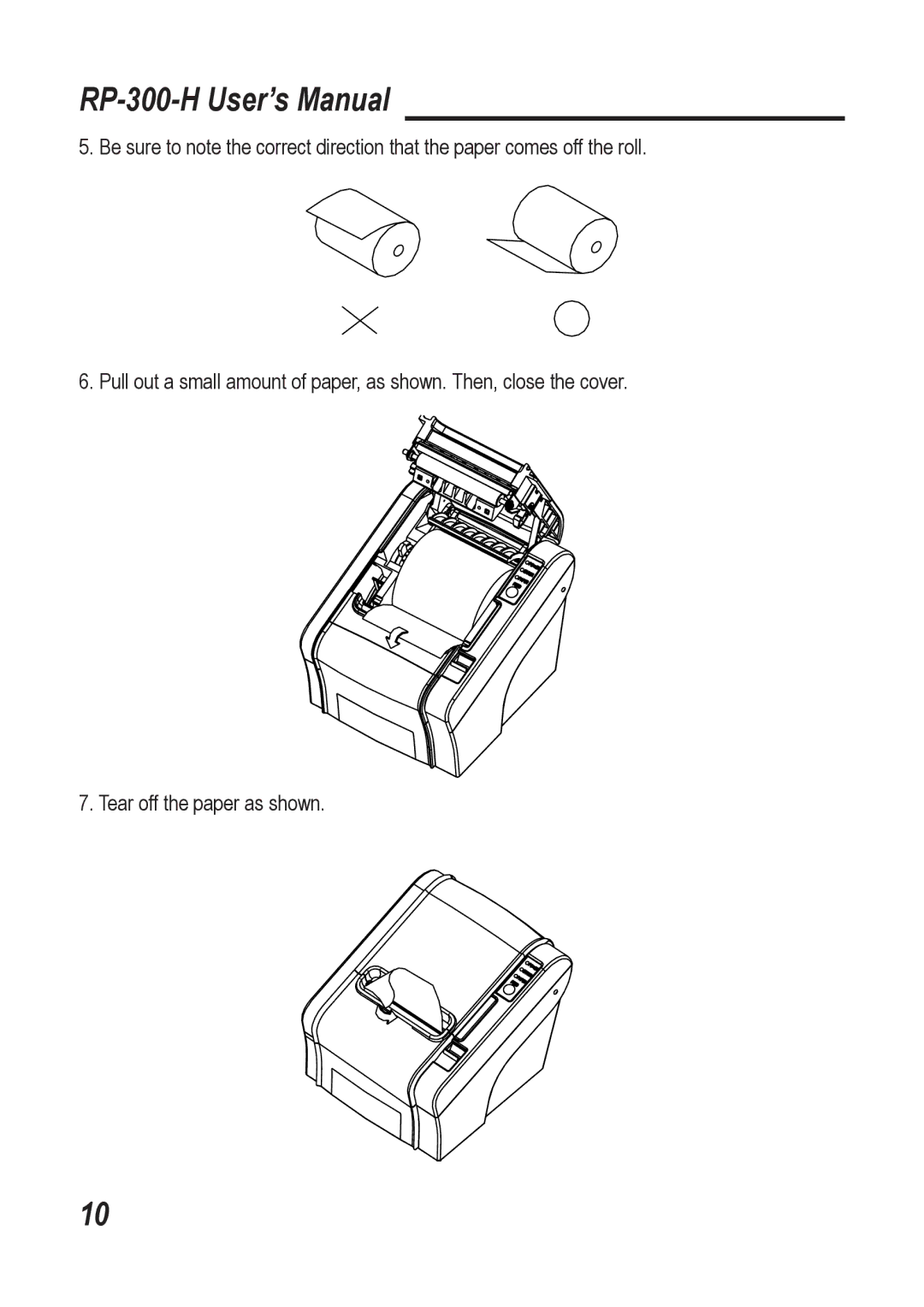 Epson user manual RP-300-H User’s Manual 