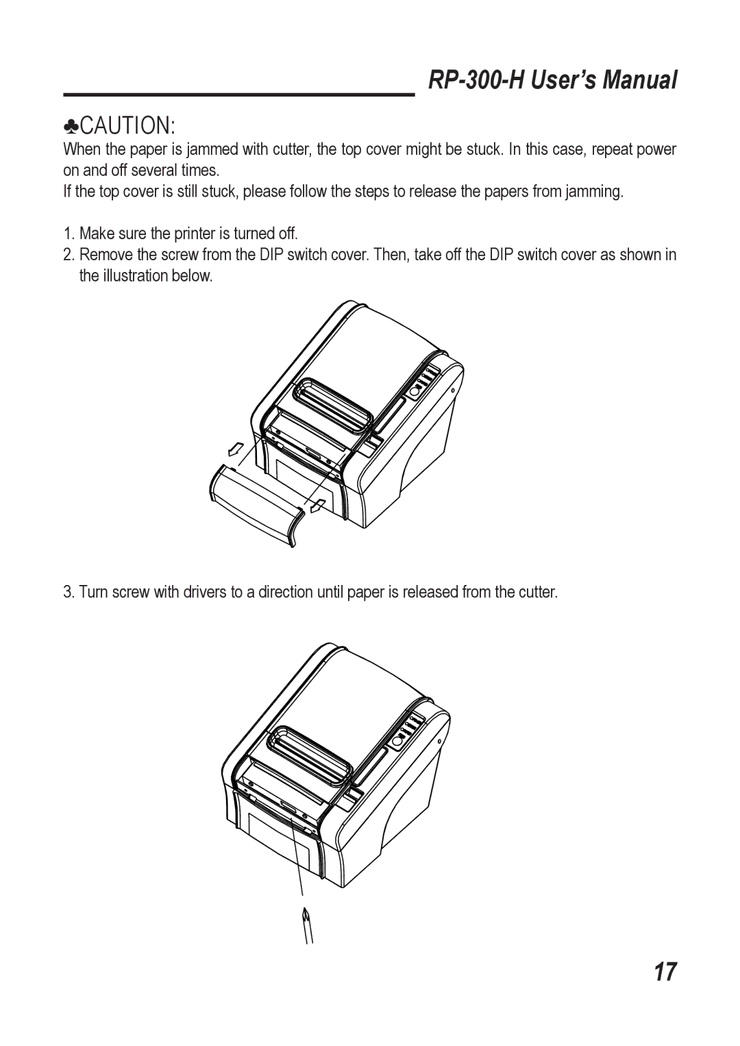 Epson user manual RP-300-H User’s Manual 