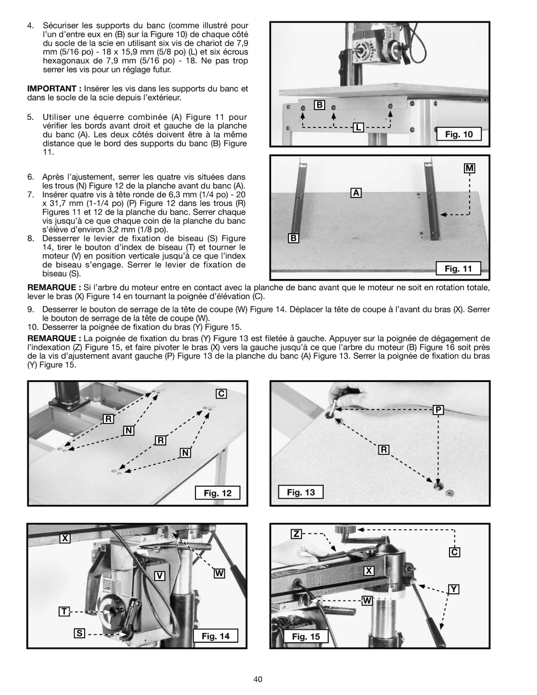 Epson RS830 instruction manual Insérer quatre vis à tête ronde de 6,3 mm 1/4 po 