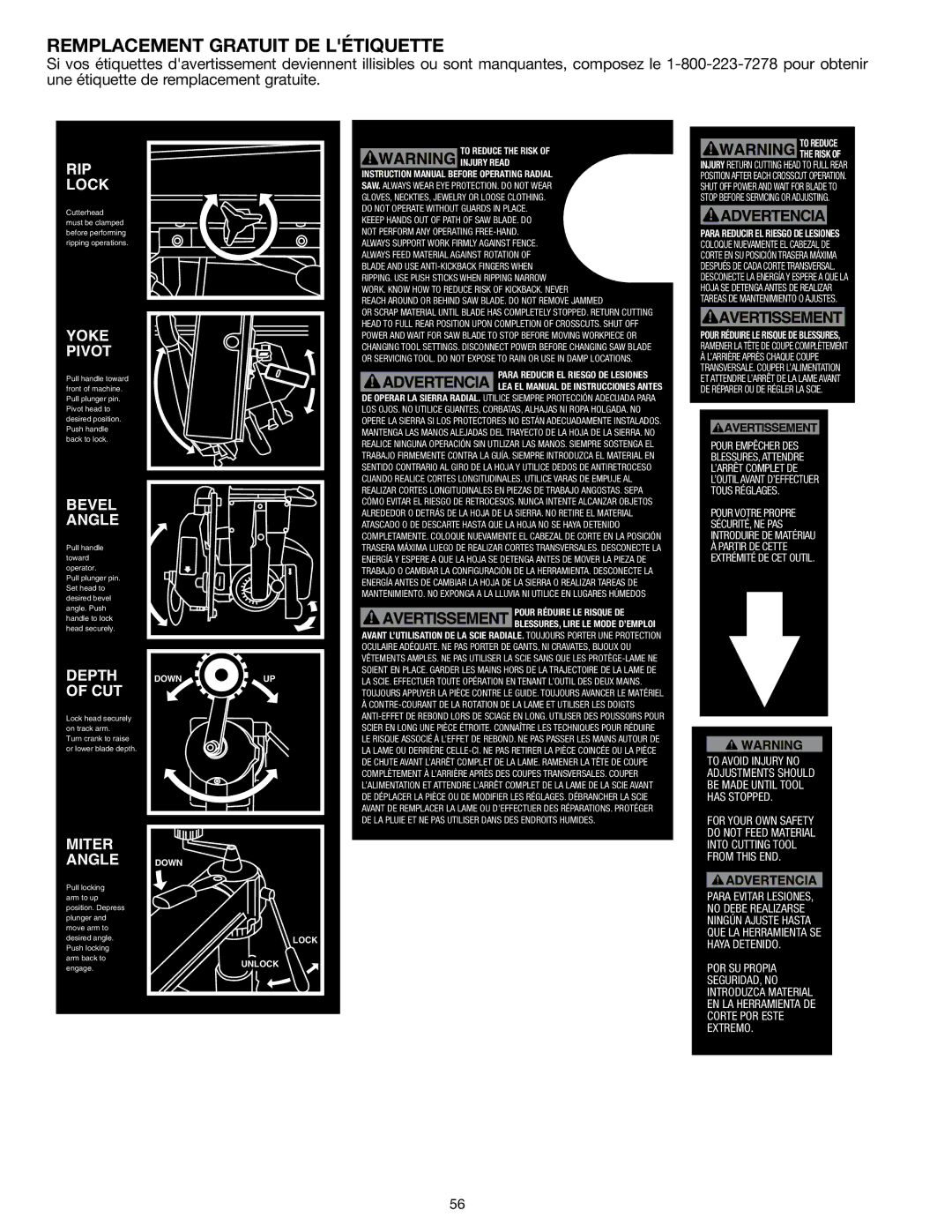 Epson RS830 instruction manual Remplacement Gratuit DE Létiquette 