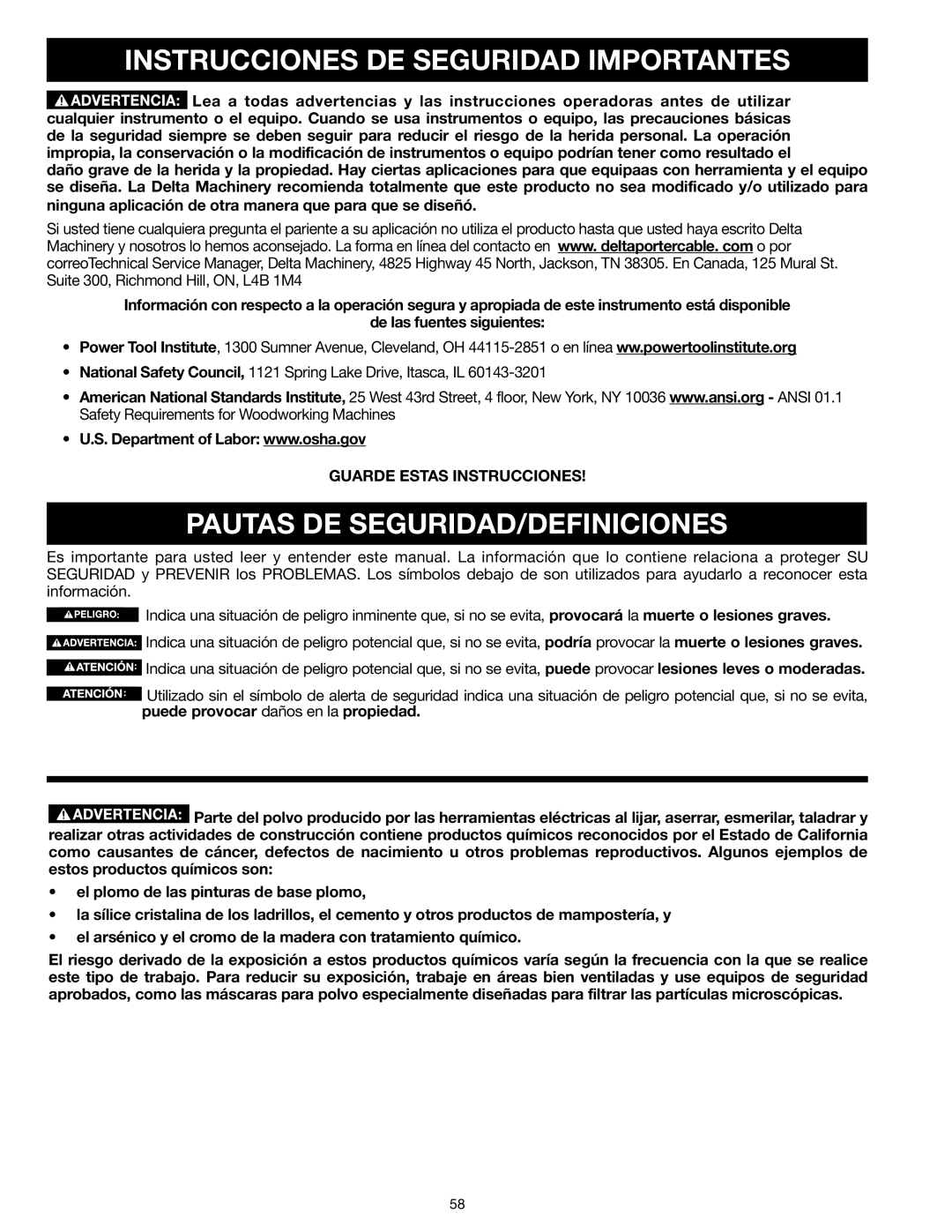 Epson RS830 Instrucciones DE Seguridad Importantes, Pautas DE SEGURIDAD/DEFINICIONES, Guarde Estas Instrucciones 