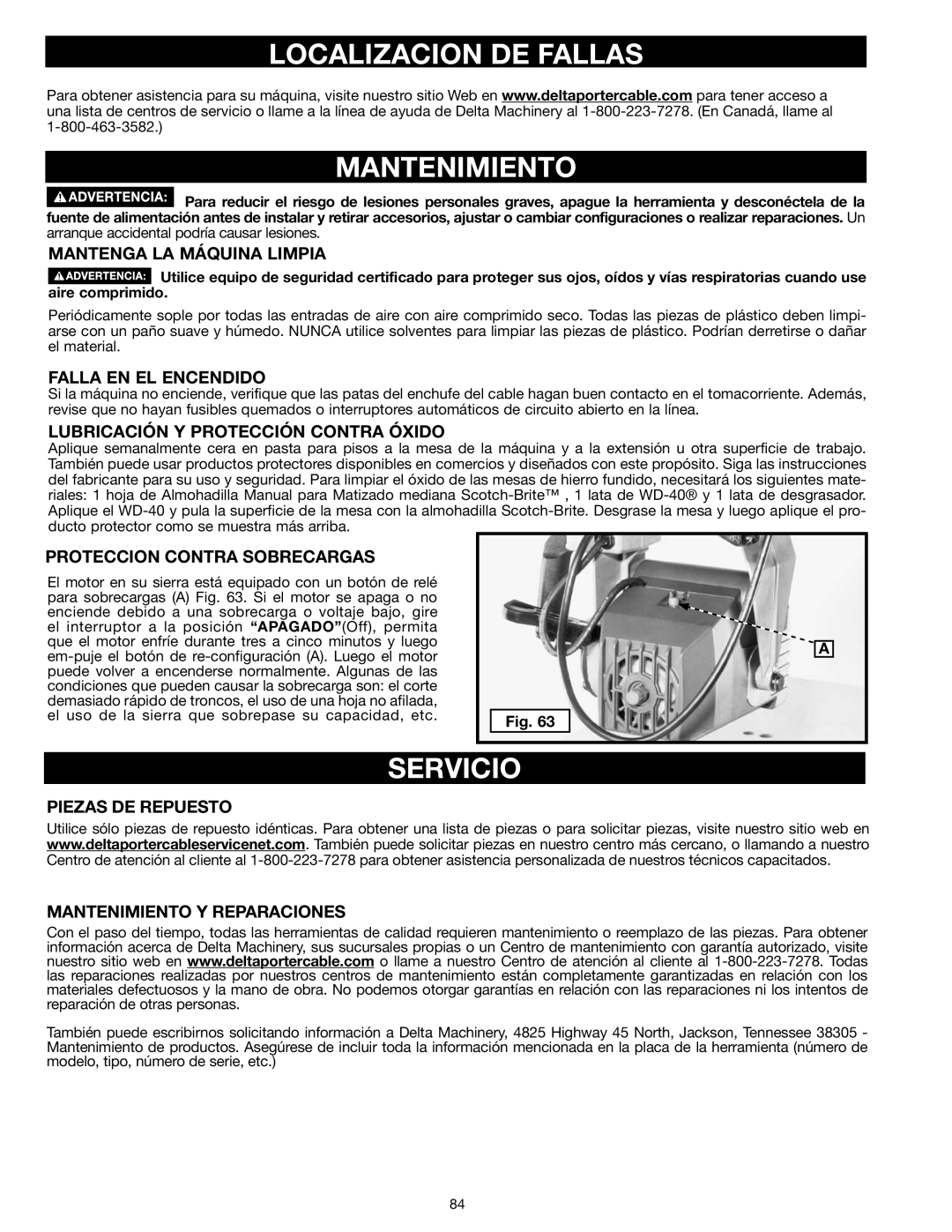 Epson RS830 instruction manual Localizacion DE Fallas Mantenimiento, Servicio 