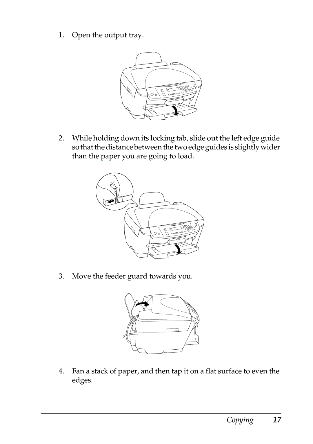 Epson RX500 manual Copying 