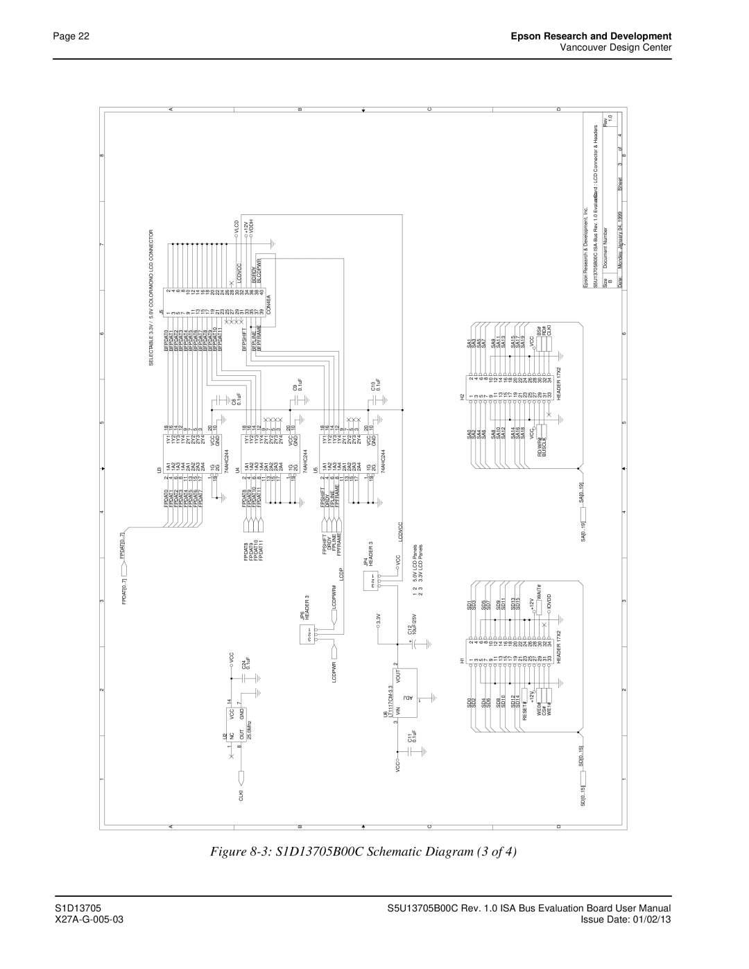 Epson S1D13705 technical manual Vancouver Epson Research 