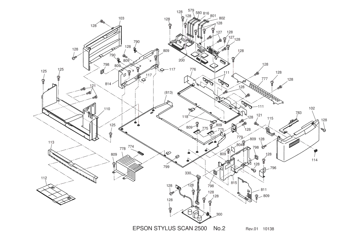 Epson service manual Epson Stylus Scan 2500 No.2 