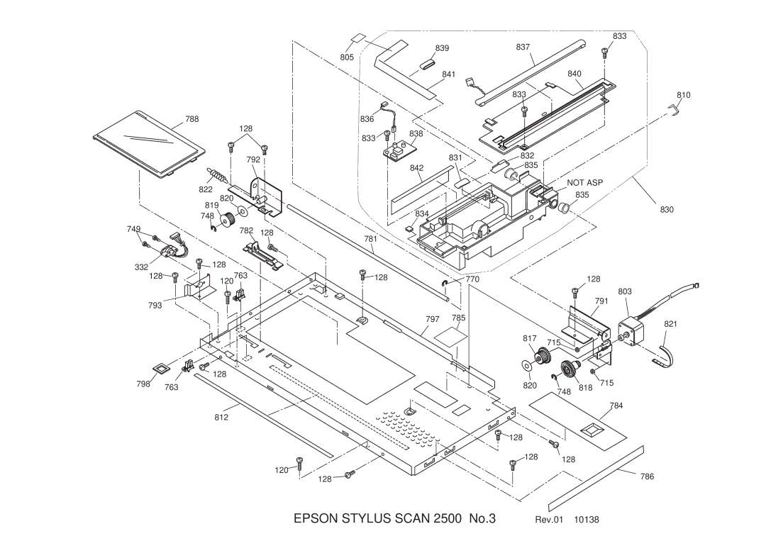 Epson service manual Epson Stylus Scan 2500 No.3 