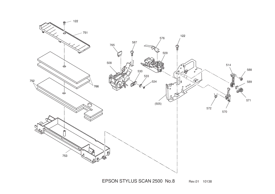 Epson service manual Epson Stylus Scan 2500 No.8 