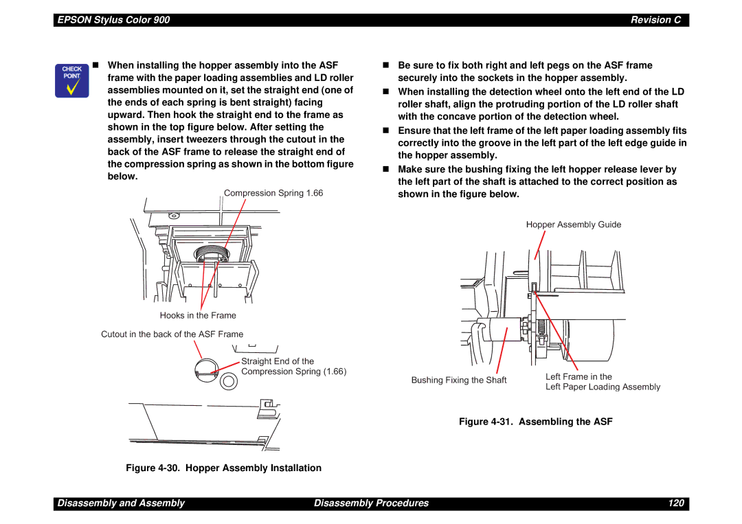 Epson SEIJ98006 manual Hopper assembly, Pshownr intheg .below6 