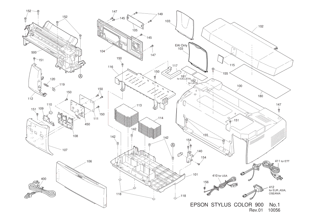 Epson SEIJ98006 manual Epson Stylus Color 900 No.1 