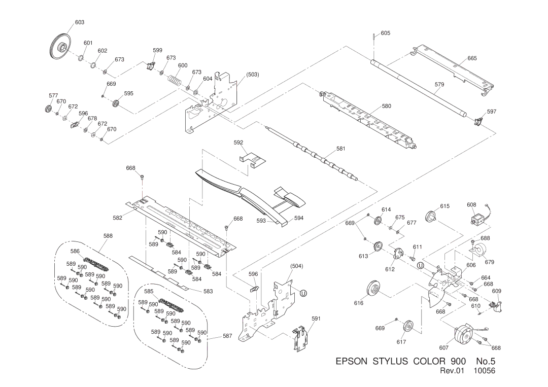 Epson SEIJ98006 manual Epson Stylus Color 900 No.5 