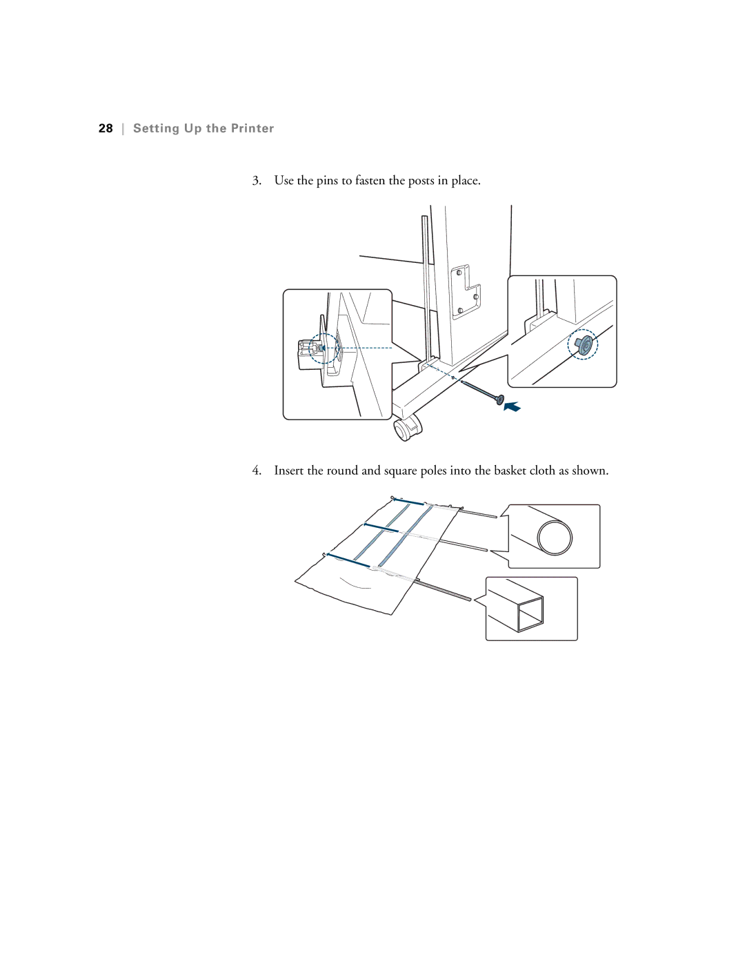 Epson SP9890K3, SP7890K3 manual Setting Up the Printer 