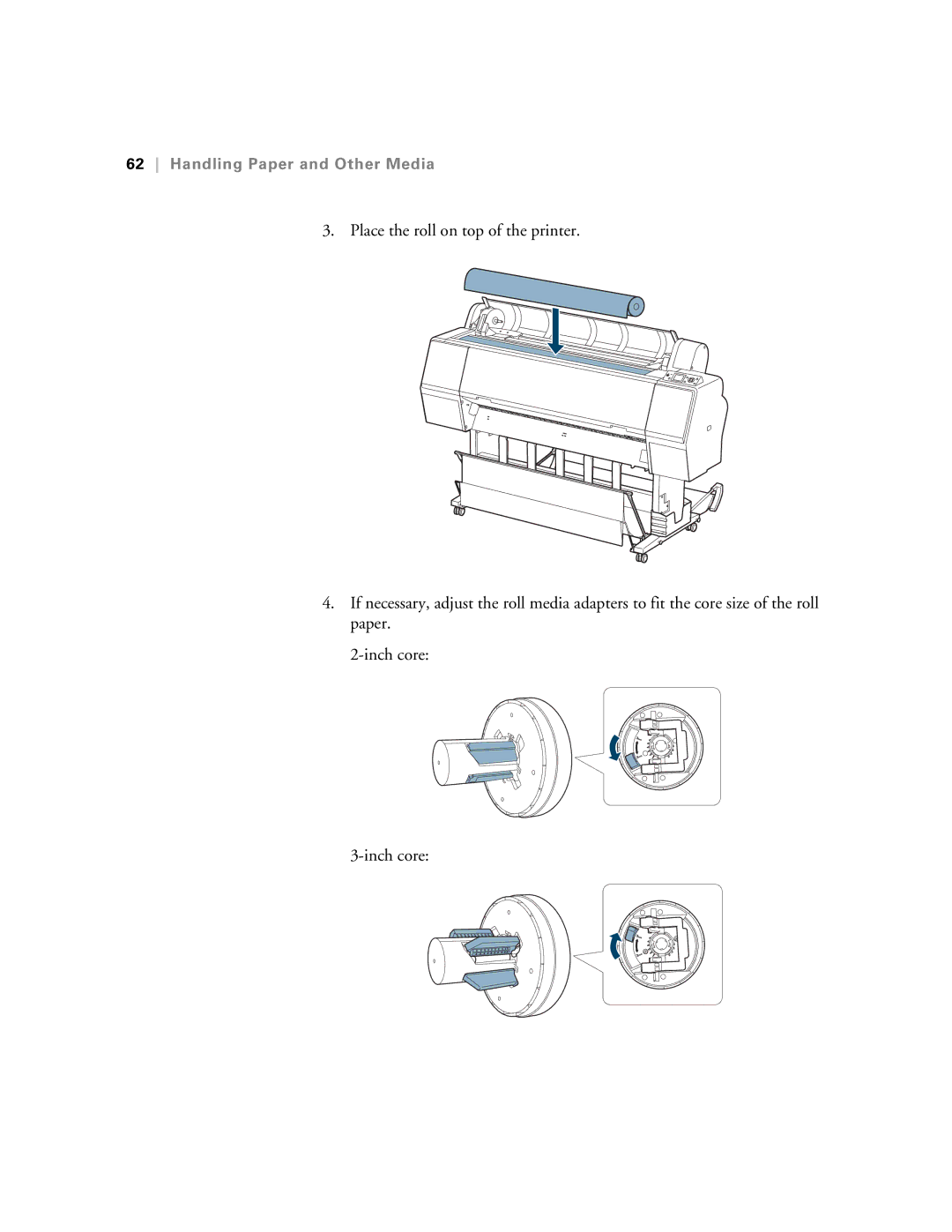 Epson SP9890K3, SP7890K3 manual Handling Paper and Other Media 