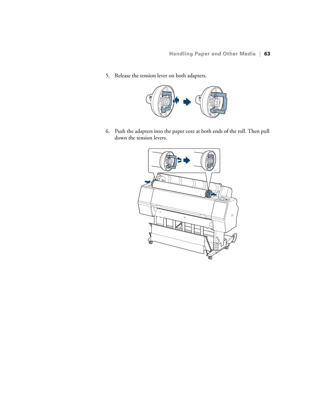 Epson SP7890K3, SP9890K3 manual Handling Paper and Other Media 