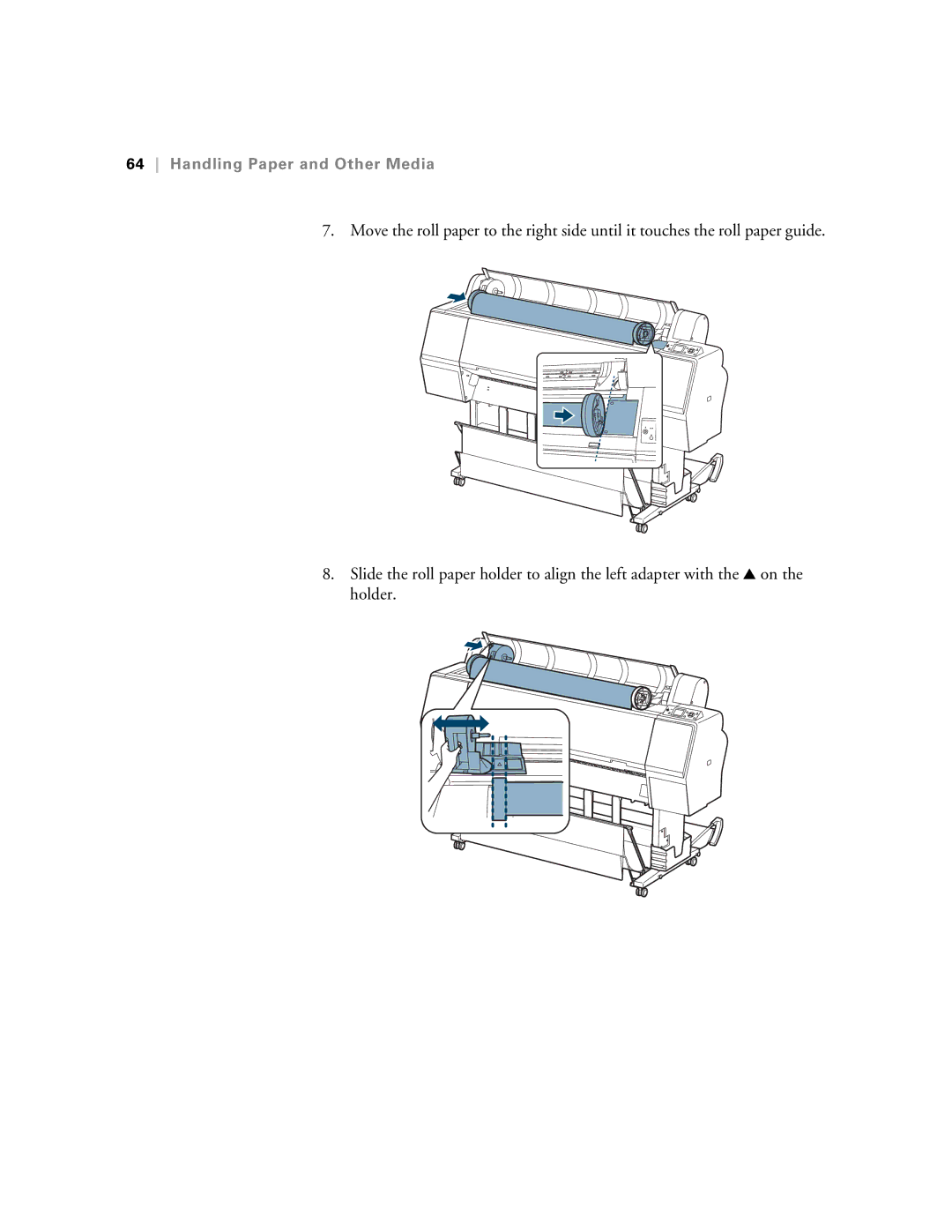 Epson SP9890K3, SP7890K3 manual Handling Paper and Other Media 